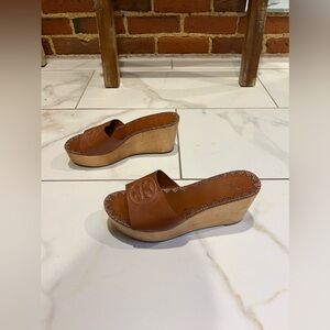 Tory Burch Wooden Wedges